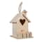 4.5&#x22; Wood Heart Birdhouse with Fence by Make Market&#xAE;